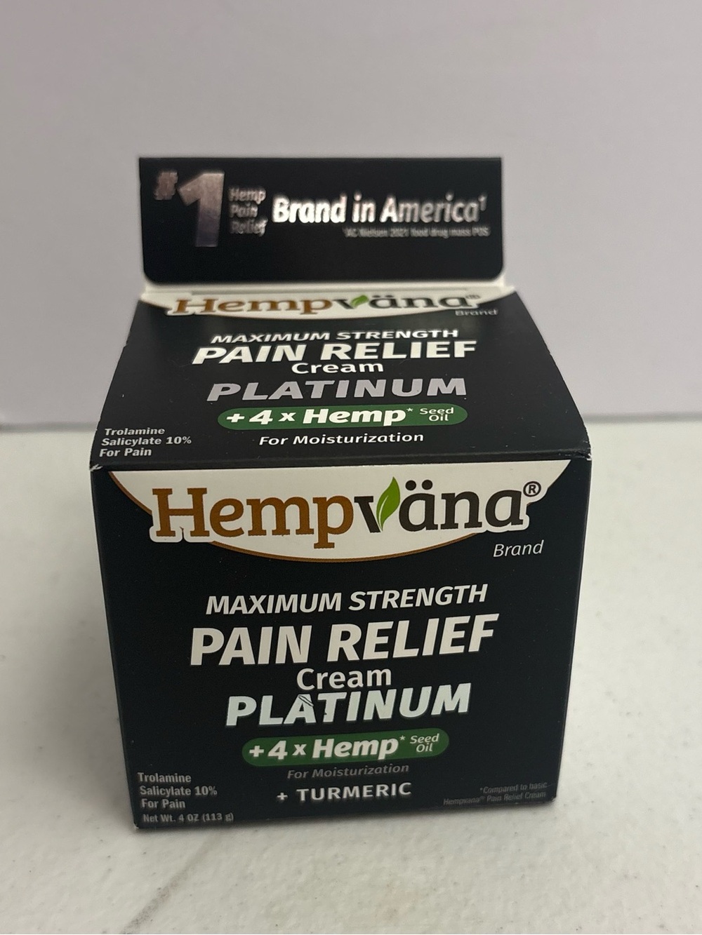 NEW Hempvana Maximum Strength Pain Relief Cream Platinum 3oz EXP 11/2025
